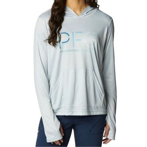 Women’s NWT large hooded long sleeve Performance Fishing Gear shirt by columbia